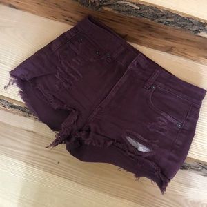 American Eagle colored jean shorts